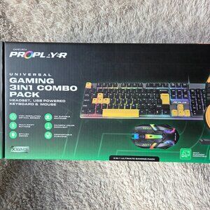ProPlayer Universal Gaming Keyboard and Mouse, Like New